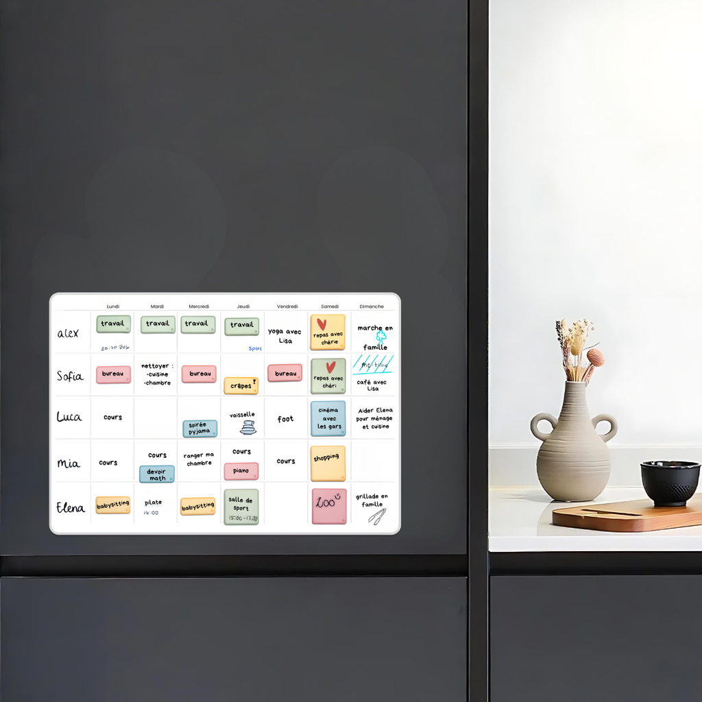 Planning Adhésif & Réutilisable ŌMA