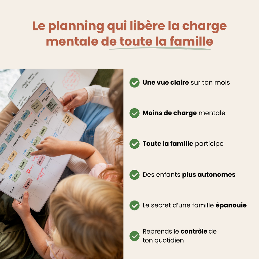 Planning Adhésif & Réutilisable ŌMA