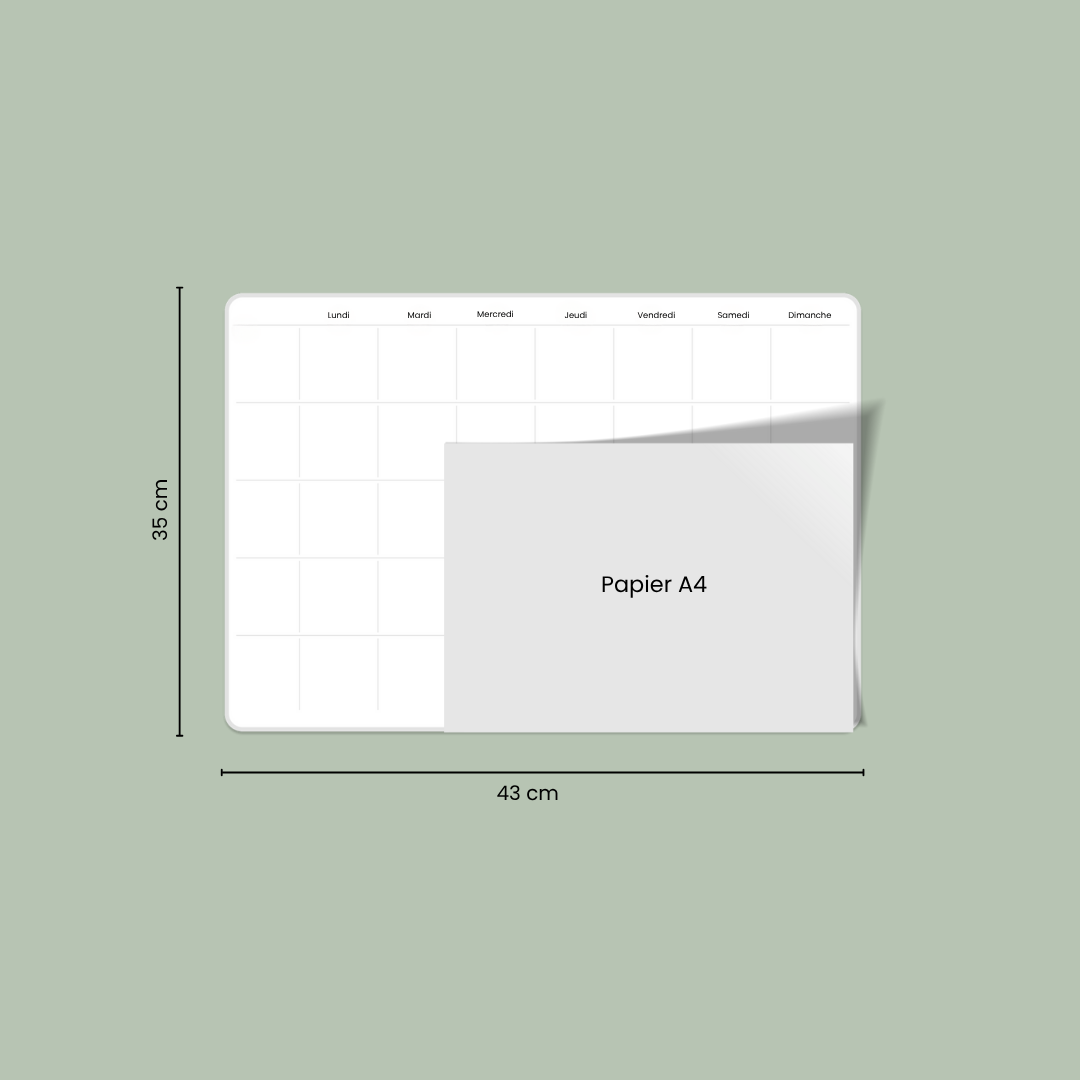 Planning Adhésif & Réutilisable ŌMA
